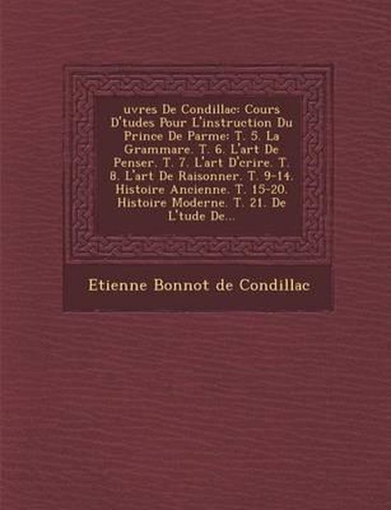Uvres de Condillac