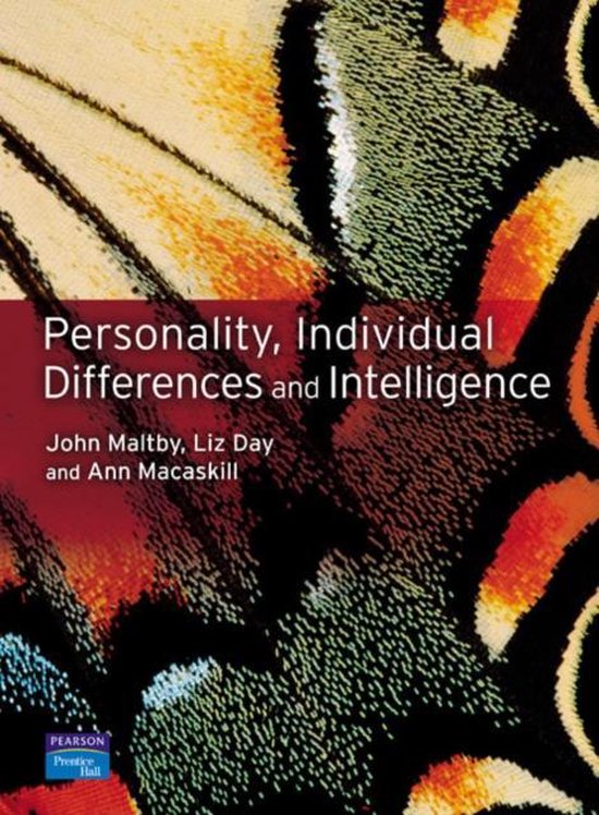 Personality, Individual Differences and Intelligence - cover