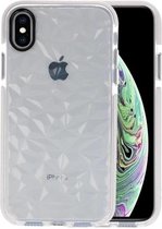 Transparant Geometric Style Siliconen Hoesje iPhone XS / X