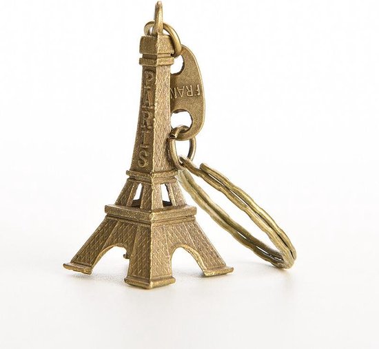 Sleutelhanger Eiffeltoren - Parijs bronskleurig