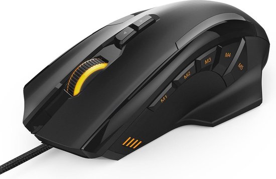 Tecknet Ergonomische Ultra Gaming Mouse 16400 DPI LED Illuminated Gaming  Muis - Zwart... | bol.com