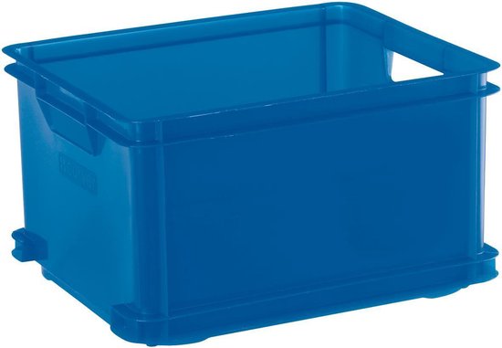 Unibox L Opbergbox - 30 liter - Kunststof - Blauw | bol.com