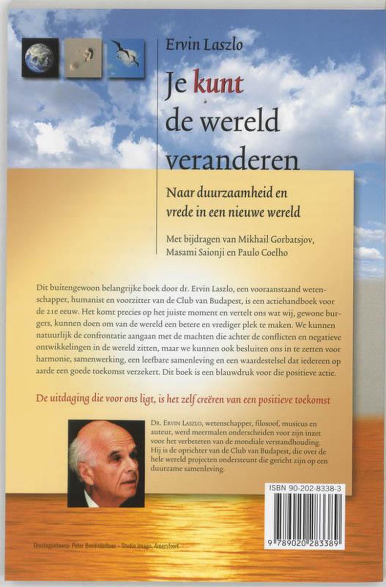 Je kunt de wereld veranderen - back cover