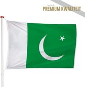 Pakistaanse Vlag Pakistan 100x150cm - Kwaliteitsvlag - Geschikt voor buiten