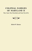 Colonial Families of Maryland II