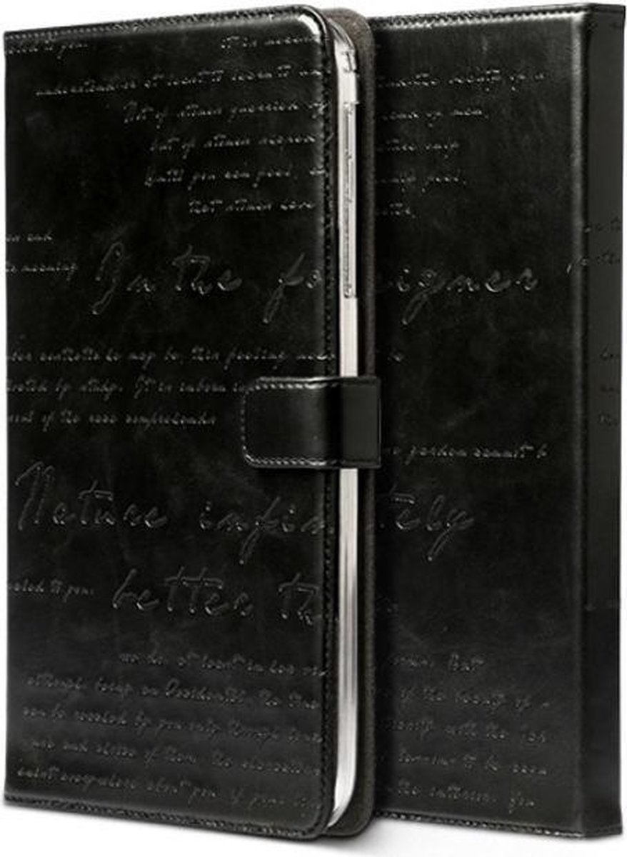 Zenus hoes voor Samsung Galaxy Tab 3 8.0" Masstige Lettering Diary - Black