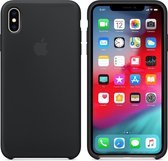 Apple Siliconen Back Cover voor iPhone XS Max - Zwart