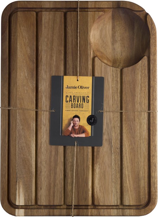 Jamie Oliver snijplank - acaciahout - 46x34cm | bol.com
