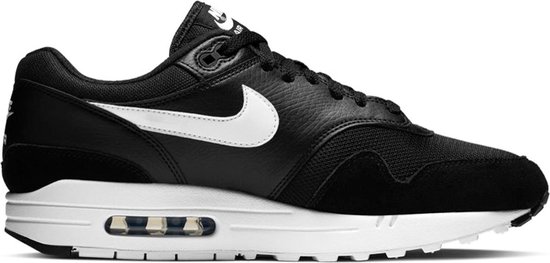 Nike Air Max 1 Sneakers - Maat 44 - Mannen - zwart/wit | bol.com
