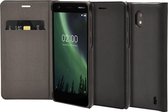 Nokia Slim Flip Case - zwart - voor Nokia 2 uit 2017 (Niet voor Nokia 2.1 2018)