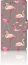 Sony Xperia XA1 Exclusief Hoesje Flamingo's
