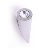 Zoomoi Barro LED wandlamp - 5W - warm wit - Wit aluminium
