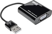 Tripp Lite U244-001-VGA video kabel adapter VGA (D-Sub) USB A Zwart