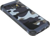 Camouflage hoesje blauw Samsung Galaxy S7