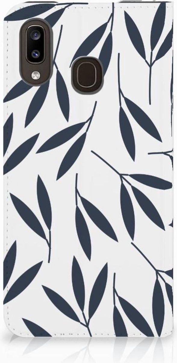 Samsung Galaxy A30 Smart Cover Leaves Blue