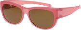 Fitofar Overzetzonnebril Roze Dames Met Bruine Lens Vz0023lq