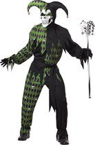 CALIFORNIA COSTUMES - Duivelse groene harlekijn kostuum voor heren - XL