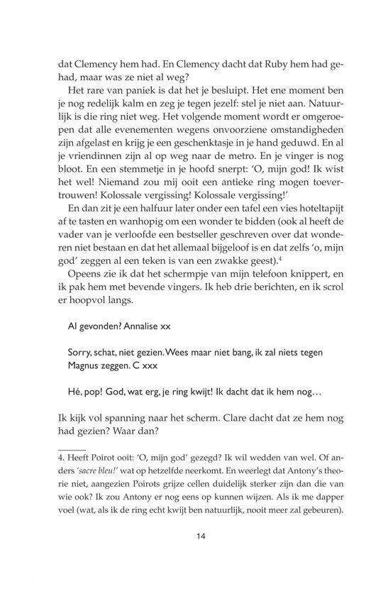 Pagina met tekst. Titel bovenaan: '14'.