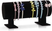 Fliex Sieraden display Haarbanden standaard Zwart - Velours - 1 Rol