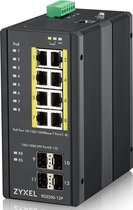Zyxel RGS200-12P Managed L2 Gigabit Ethernet (10/100/1000) Power over Ethernet (PoE) Zwart