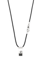 SILK Jewellery - Zilveren Collier / Ketting - Chevron - 184BLK.60 - Maat 60