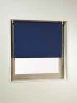 Rolgordijn  Transparant Donkerblauw 100x190