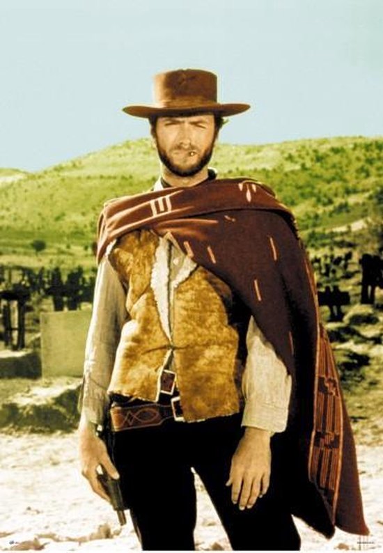 Clint Eastwood poster -The Good, the Bad and the Ugly - Western - formaat 70x100 cm