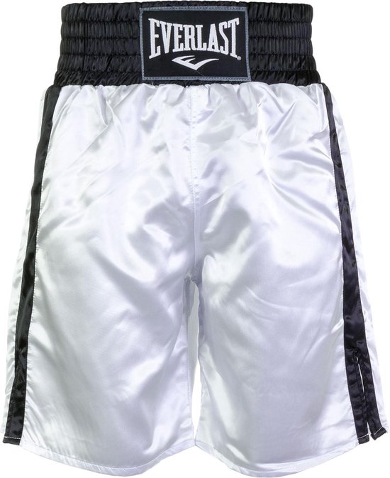 voorwoord toevoegen aan Mysterieus Everlast Pro Boxing Short Boksbroek - Maat L - Unisex - wit/zwart | bol.com