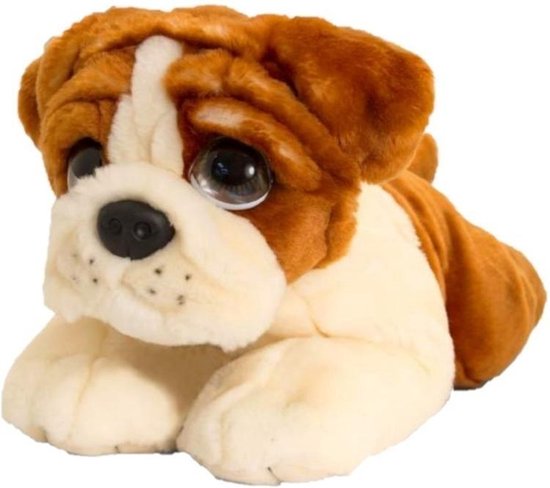 Keel Toys Grande peluche Bulldog chien en peluche de 47 cm - Peluches | bol