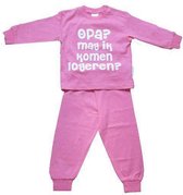 Fun2Wear Pyjama Opa mag ik komen logeren Roze Glow in The Dark maat  80