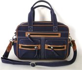 FT 001291 Tas Vakjes 'Parachute' Blauw (