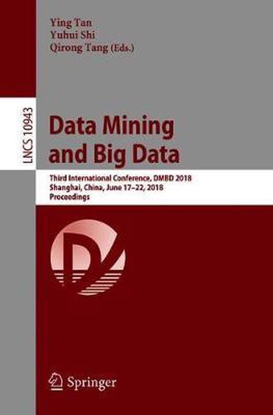 Lecture Notes in Computer Science10943- Data Mining and Big  ... - cover