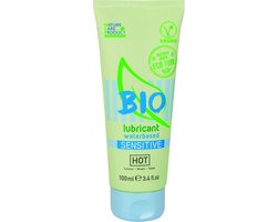Hot Bio Sensitive Waterbasis Glijmiddel - 100Ml