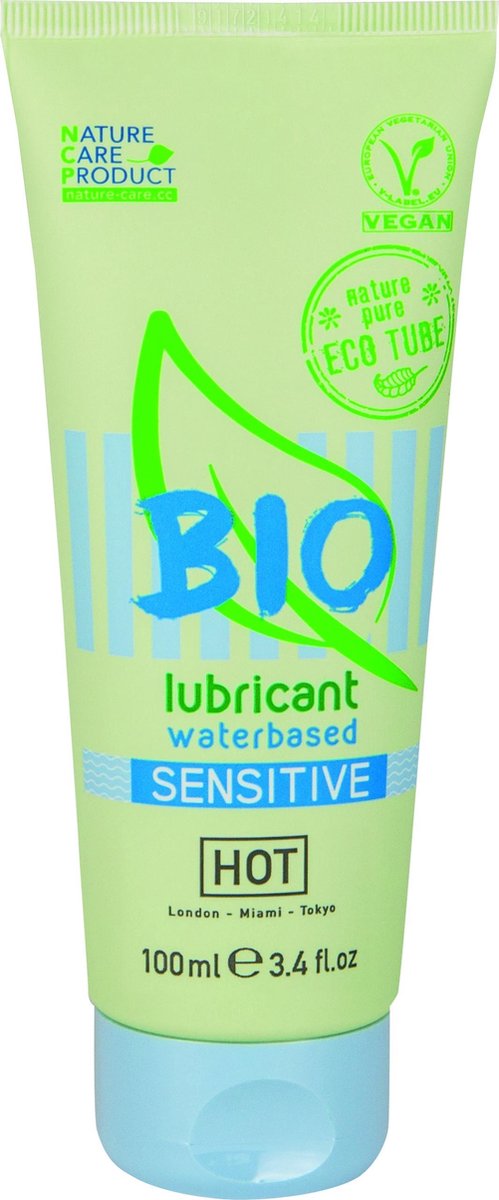 Goedkoopste HOT BIO Sensitive Waterbasis Glijmiddel - 100ml