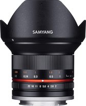 Samyang 12mm - F2.0 Ncs Cs - Prime lens - Geschikt voor Micro 4/3 - Zwart