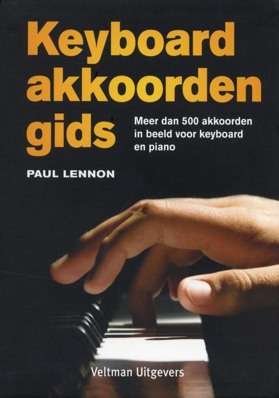 Cover van het boek 'Keyboardakkoordengids' van P. Lennon