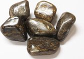 Bronziet trommelstenen 100 gram