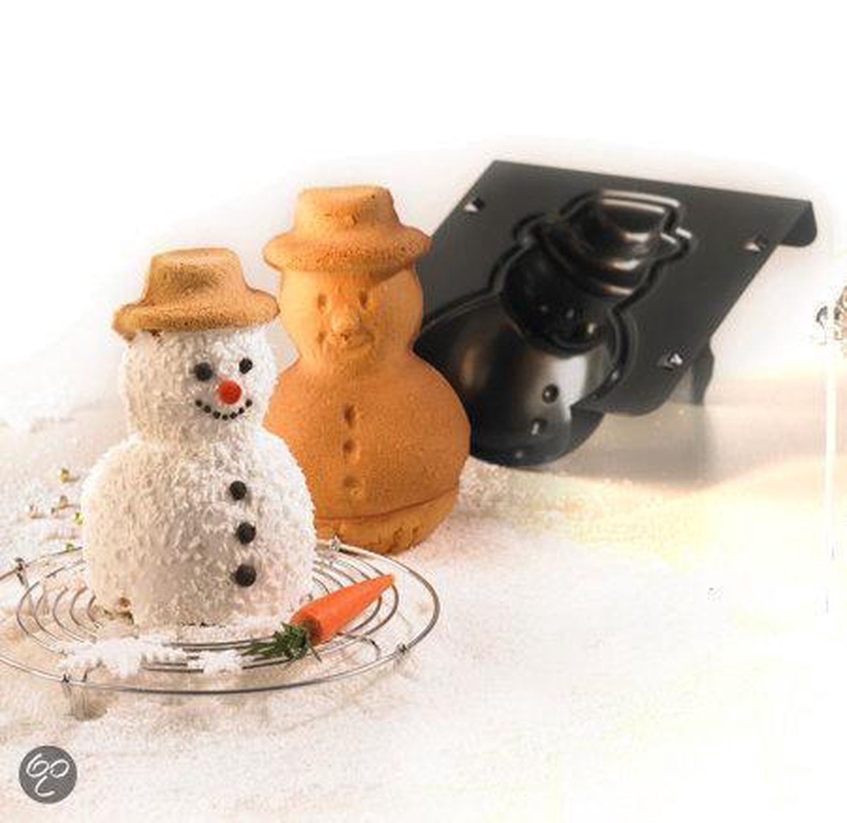 Birkmann Bakvorm 3-D Sneeuwpop Kerst