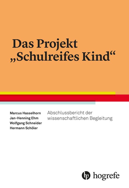 Das Projekt "Schulreifes Kind" - cover