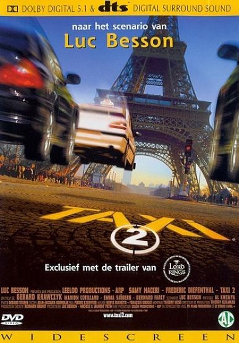 Taxi 2 DVD Actie Komedie Film van Luc Besson met: Sami Naceri Taal:  Frans... | bol.com