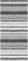 Origin Wallcoverings behang gelaagd marmer steen zwart en wit - 337238 - 53 cm x 10,05 m