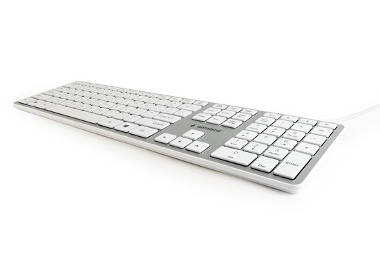 Slimline Chocolate - toetsenbord - QWERTY ANSI - USB - Wit | bol.com
