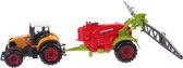 Johntoy Tractor Met Sproeier Geel 22 Cm