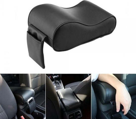 SHAOHAO Universele Armsteunverlenger Met Organizer - Verstelbare Elleboogsteun Voor Comfortabel Rijden (Witte Lijn)