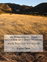 60 Worksheets - Find Successor of 1 Digit Numbers