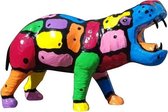 Nijlpaard kleur 50x30 cm.