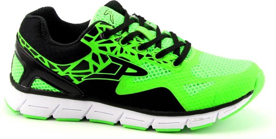Piedro Sport Sneaker - Maat 29 - Wijdte 3,5 - Groen/Neon | bol.com