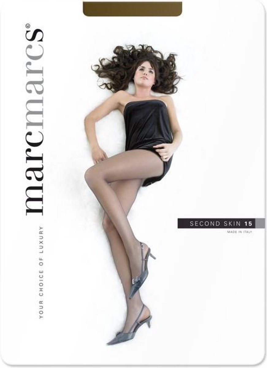 MarcMarcs Second Skin 15 Denier panty Tobacco, 86010, Maat XXL (44/48)
