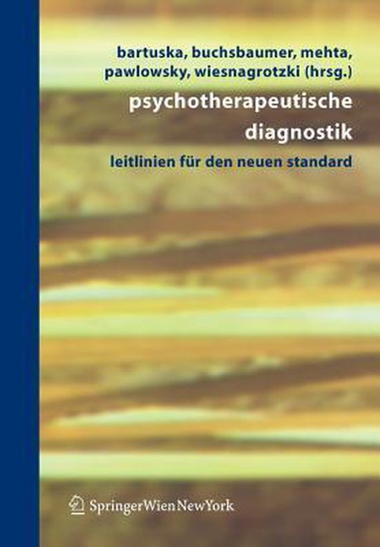 Psychotherapeutische Diagnostik - cover