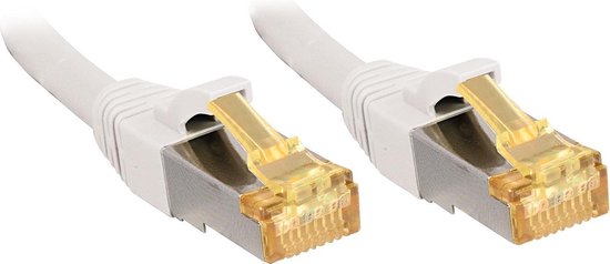 Cablu de retea plat S/STP CAT7 PNI U7030W, 2 x RJ45, 4 perechi de fire